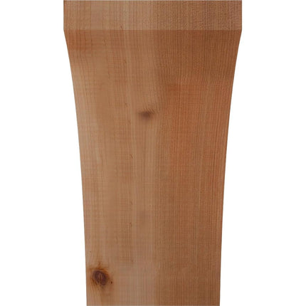 Ekena Millwork BRC06X12X12THR00RWR 6"W x 12"D x 12"H Thorton Rough Sawn Knee Brace, Western Red Cedar