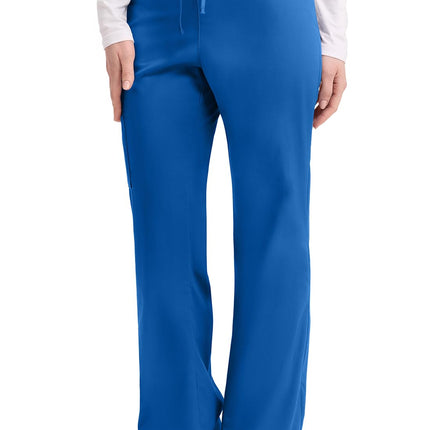 Dickies Femme 86206 Signature Pantalon de Travail Cargo Taille Mi-Haute à Cordon de Serrage - Bleu - XXL