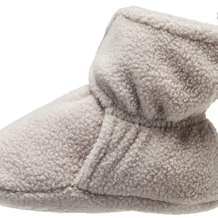 Hudson Baby Chaussons confortables en polaire pour bébé unisexe, lot d'accessoires d'hiver, gris neutre, 0-6 mois