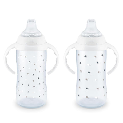 NUK Large Learner Cup, 10 oz, 9+ Months, Timeless Collection, Amazon Exclusive, 2 Count (Pack of 1)