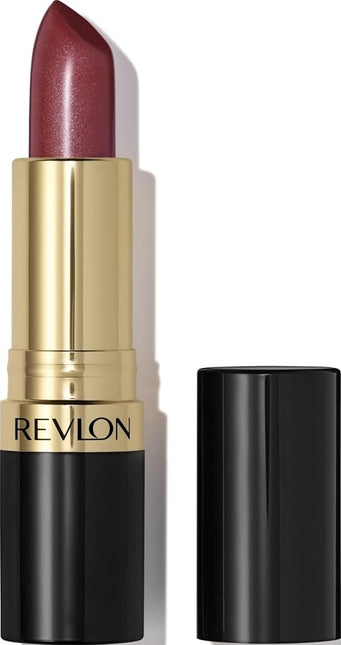 Revlon Super Lustrous, Lipstick, Moisturizing Cream Formula with Vibrant Colour, Enriched with Vitamin E and Avocado Oil, Plum Tones, Spicy Cinnamon 641