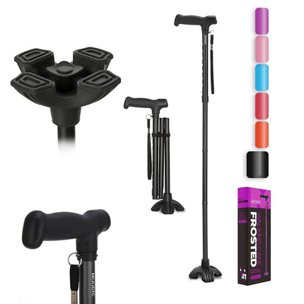 MOODIC Tall Men's Walking Cane,1.43 lb, 15.75" Fol