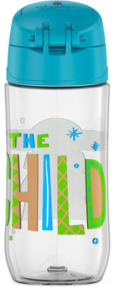 THERMOS FUNTAINER 16 Ounce Plastic Hydration Bottle with Spout, MANDALORIAN