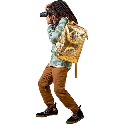 LEGO Brick Backpack, Gold, One Size, Brick Backpack - Gold