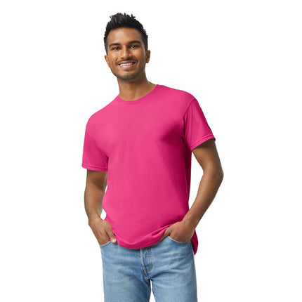 Gildan Heavy Cotton T-Shirt, Style G5000, Multipack, Heliconia (3-Pack), XL (Pack of 3)