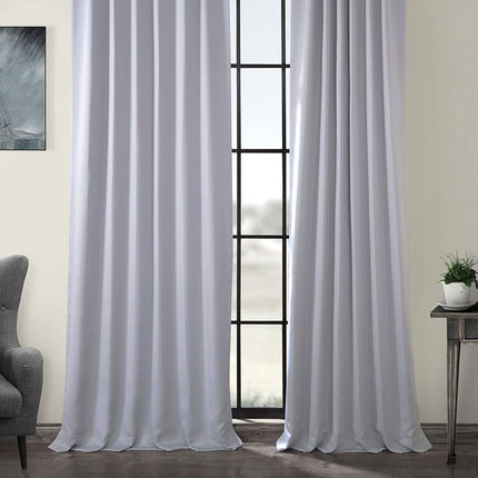 HPD Half Price Drapes Room Darkening Curtains 84 Inches Long for Bedroom & Living Room (1 Panel), 50 X 84, Fog Grey