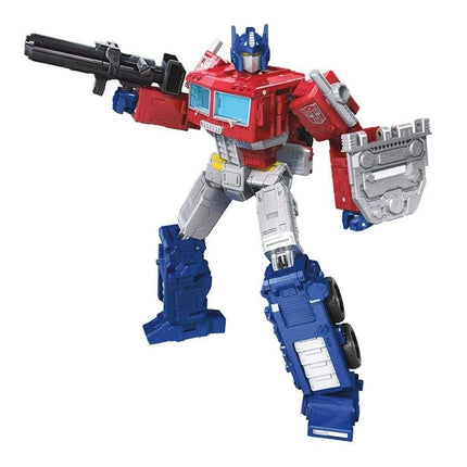 Transformers Toys Generations War for Cybertron: Earthrise Leader WFC-E11 Optimus Prime Action Figure � Children Aged 8 and Up, 17.5-cm