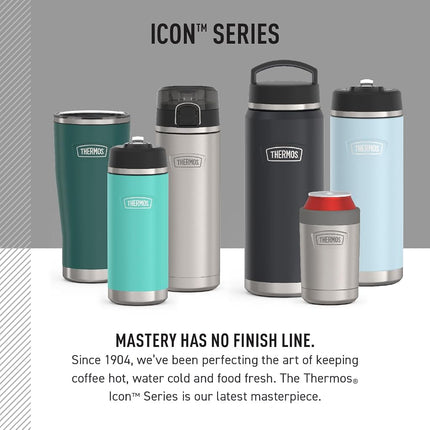 Matte Stainless-Slim Can Insulator(Holds 12oz Slim Can)