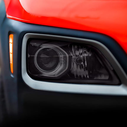 VViViD Smoke Black Gloss Vinyl Headlight Foglight Transparent Wet Tint Wrap Self-Adhesive (16 Inch x 48 Inch, 2-roll Pack)