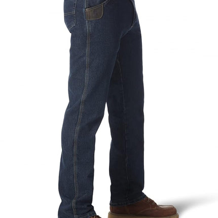 Wrangler Riggs Workwear Men's Five Pocket Jean, Dark Tint, 32W x 32L