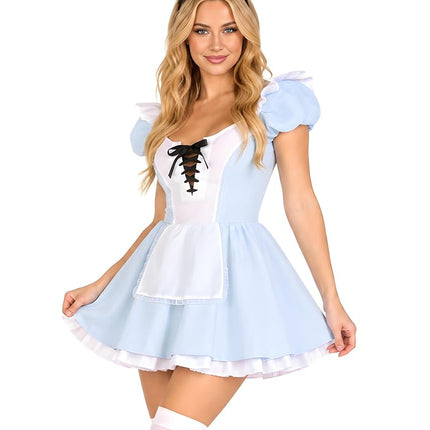 Leg Avenue 87160 03802 Costume Outfit, Women, Blue