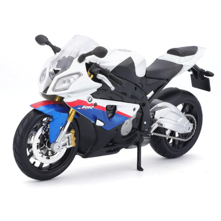 BMW S1000RR White/Red/Blue Motorcycle 1/12 by Maisto 31191 by Maisto
