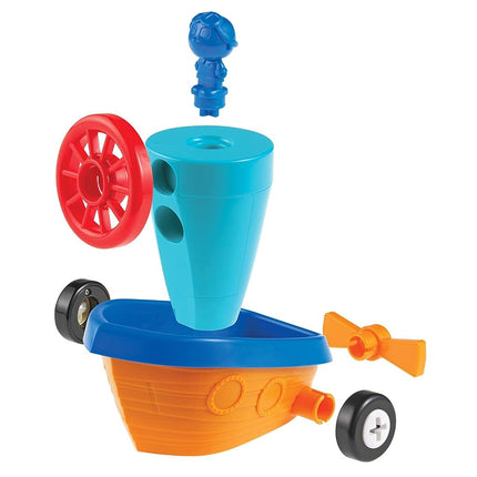 Learning Resources 1-2-3 Build It! Car-Plane-Boat, Fine Motor Toy, Kids Building Set