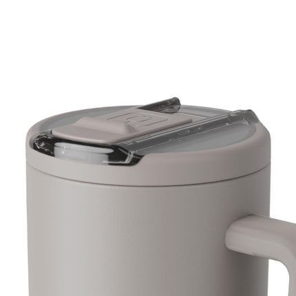 BrüMate Era Flip 30oz Tumbler with Covered Flip Down Straw | 100% Leakproof Insulated Tumbler | Made of Stainless Steel | Cup Holder Friendly Base | 30oz (Mocha)