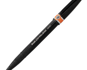 Pentel Arts Sign Pen Micro Brush, Assorted Ink, (F