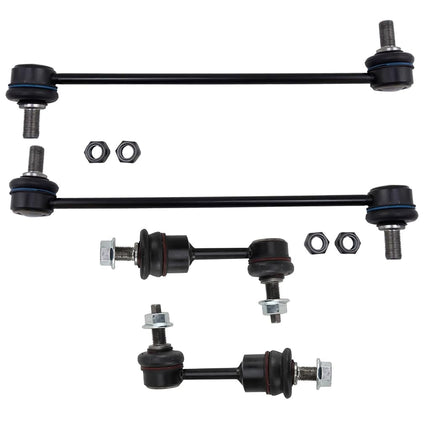 TRQ Front and Rear Sway Bar Link Set 4 Piece