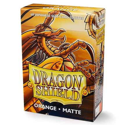 Dragon Shield Matte Mini Japanese Orange 60 ct Car