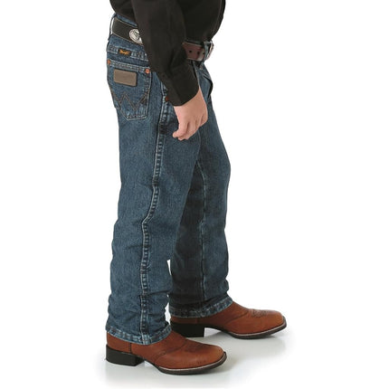 Wrangler Little Boys' Original Prorodeo Jeans, Subtle Worn, 3T Slim
