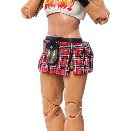 Mattel WWE Elite Collection Top Picks - Set de figura de acción y accesorios, Ronda Rousey de 15 cm coleccionable con articulaciones y piezas intercambiables