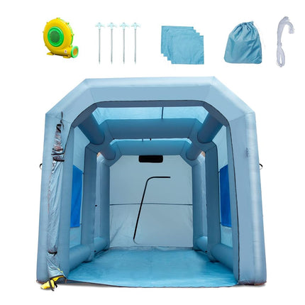 VEVOR Inflatable Paint Booth, 13x10x9ft Inflatable