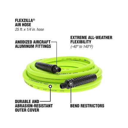 Flexzilla HFZ1425YW2 Hoses and Valves, 1/4" (inches) x 25' (feet)