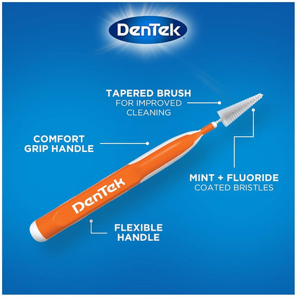DenTek Easy Brush Interdental Cleaners, Mint 16 Count (Pack of 2)