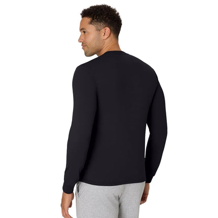 Hanes Men's Originals Long Sleeve T-Shirt, Lightweight Tri-Blend Jersey Tee for Men, Available in Tall, Black, Large