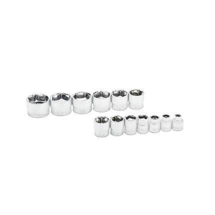 GEARWRENCH 13 Piece 3/8" Drive 6 Point SAE Stubby Socket Set - 81397