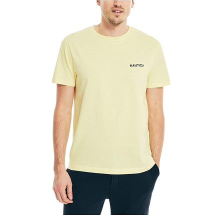 Nautica Men's Short Sleeve Crew Neck T-Shirt, Corn