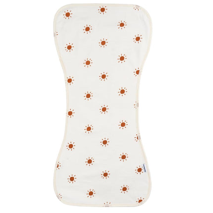 Gerber Baby Unisex Burp Cloths 5-Pack, Rust Tan, Size 10.5" x 21"