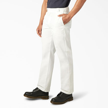 Dickies Men's Original 874 Work Pants, White, 28W x 32L