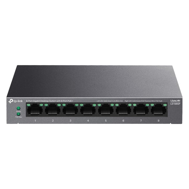 TP-Link LS108GP | 8-Port PoE Gigabit Ethernet Swit