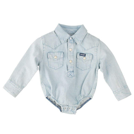 Wrangler Infant & Toddler Long Sleeve Denim Bodysu