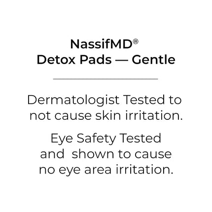 Toallitas exfoliantes suaves Detox de NassifMD, complejo de ácidos frutales creado por un cirujano para pieles sensibles, ilumina, exfolia y reduce las arrugas, probado por dermatólogos