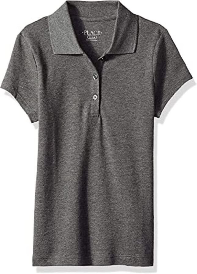 The Children's Place Girls Short Sleeve Pique Polo