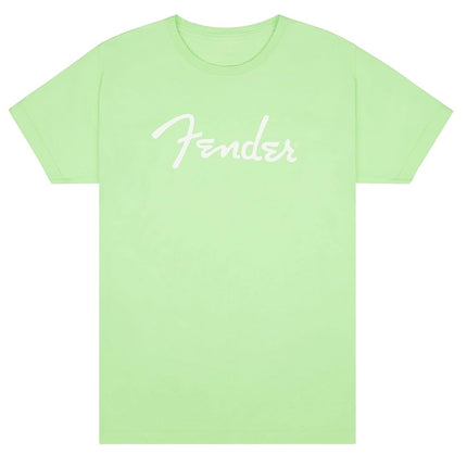 Fender Spaghetti Logo T-Shirt, Surf Green, M/L