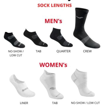 Saucony Men's Saucony Men's 6 Pair Performance Comfort Fit No-show Socks, Black Basic (6 Pairs), L UK