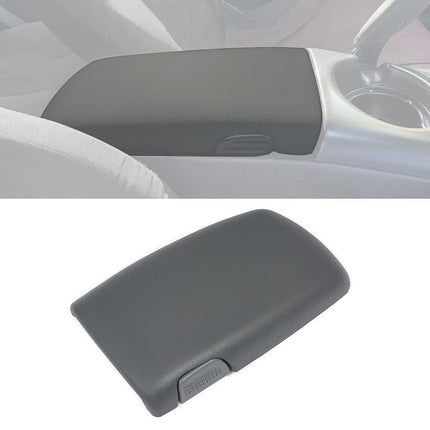 HECASA Center Console Lid Armrest Door Compatible with 1997-2002 Chevrolet Camaro Pontiac Firebird Replacement for 10421355 Plastic Gray