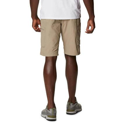 Columbia Men’s Hiking Cargo Shorts, SILVER RIDGE CARGO SHORT, Nylon, Tusk, Size: 36, AM4084