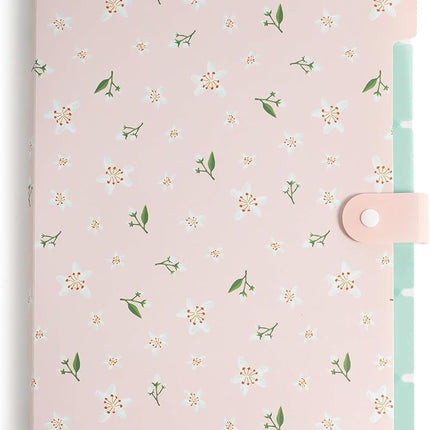 U Brands Fashion Expanding File Folder, Poly 5-Pocket Folder, Elevated Patterns, 3 Pack (3450U01-12)
