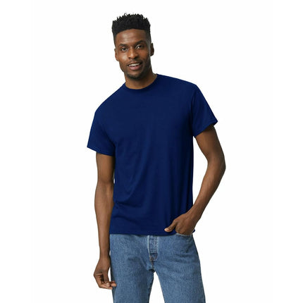 Gildan Mens DryBlend Adult T-Shirt, 2-Pack Short Sleeve T-Shirt, Navy (12-Pack), XL