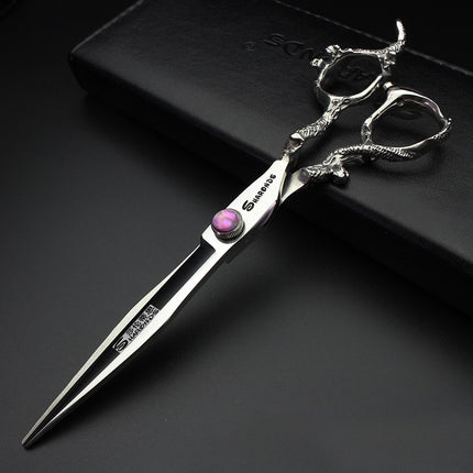SHARONDS 7'' 7.5'' 8'' Professional Hairdressing Scissors Barber Salon Hair Cutting Dragon Shears (Large) Gold