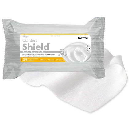 Stryker - Sage Comfort Shield Barrier Cream Cloths