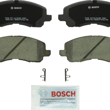 BOSCH BC866 QuietCast Premium Ceramic Disc Brake Pad Set - Compatible with Select Chrysler Sebring; Dodge Avenger, Caliber, Stratus; Jeep Patriot; Mitsubishi Eclipse, Galant, Lancer, Outlander; FRONT