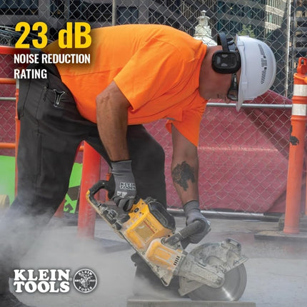 KLEIN TOOLS Bluetooth Earmuffs for Noisy Works, 70 Hours