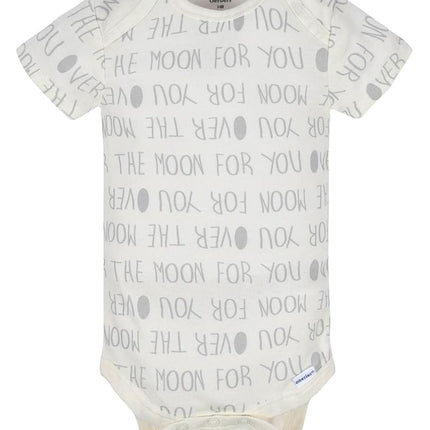 Gerber 8-Pack Baby Neutral Elephants Onesies® Bodysuits