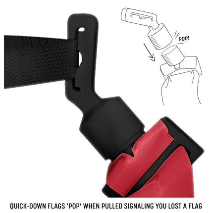 Champro Quick-Down Pop Football Flag Belt