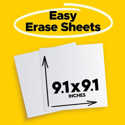 Post-it Easy Erase Permanent Marker Whiteboard Surface, 9.1 in x 9.1 in