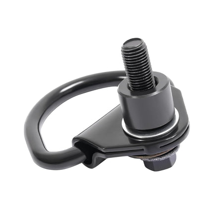 ALMULOO Crochets d'arrimage compatibles avec les fourgons de transport Ford Transit 150 250 350 2015-2024, anneaux en D en acier noir thermolaqué, 6 pièces