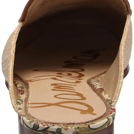 Sam Edelman Women's Linnie Ballet Flat, Bleached Beechwood Woven, 3 UK